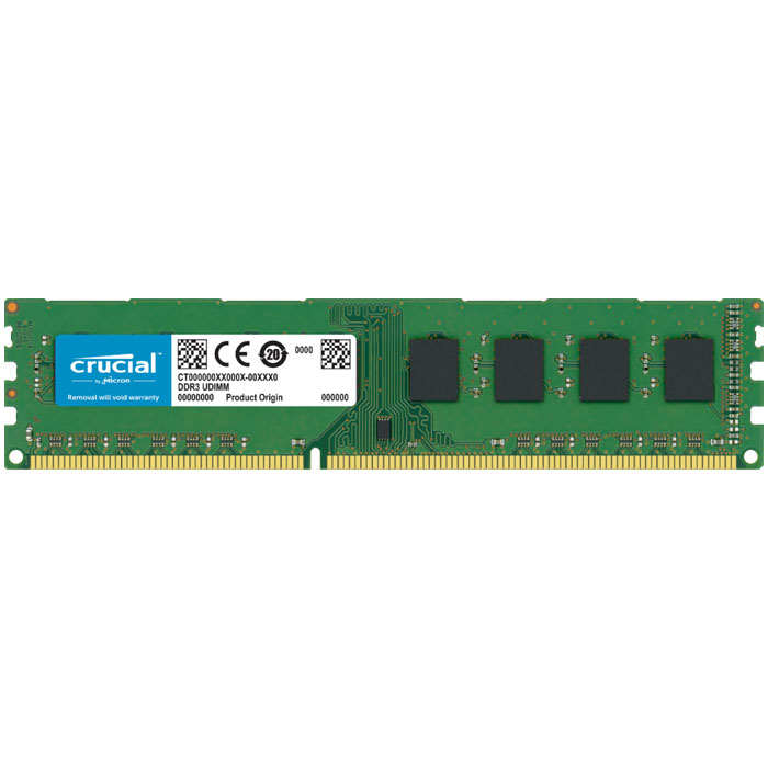 رم دسکتاپ کروشیال 8 گیگ DDR3 مدل CRUCIAL 8G 1600Mhz